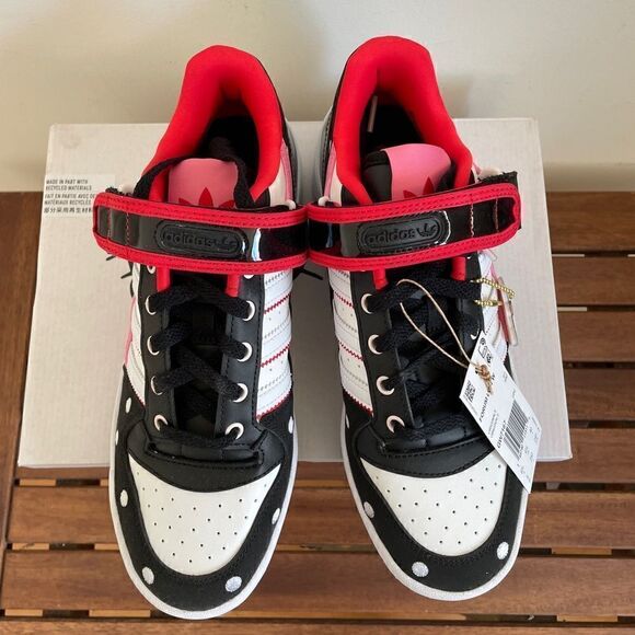 Adidas Forum Low Hello Kitty Polka Dot Women Size 8(GW7167)box slightly crushed - Picture 4 of 14